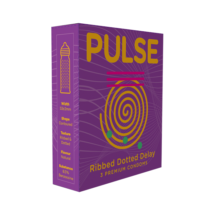 Ribbed Dotted Delay Condoms